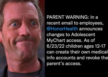Why do you think this Arizona healthcare chain is allowing 12-year-olds to hide medical information from their parents? ���