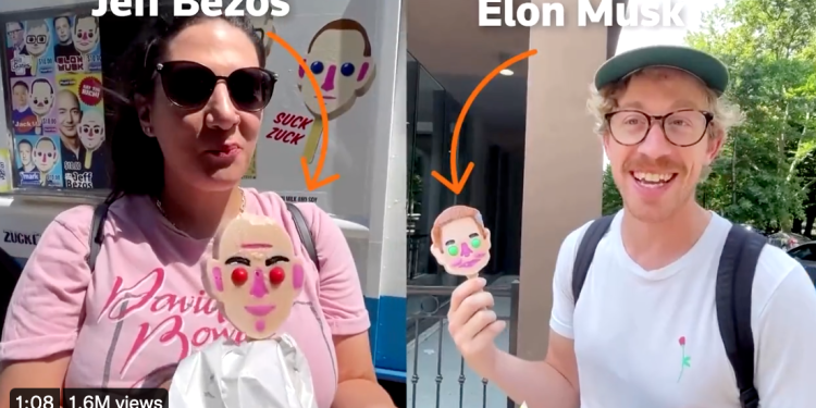 New York Artists Sell ‘Eat the Rich’ Popsicles Shaped Like Billionaires—For $10 Each