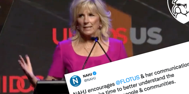 Hispanic Journalist Group Blasts Jill Biden for Calling Them Tacos, Quote: 'We Are Not Tacos'