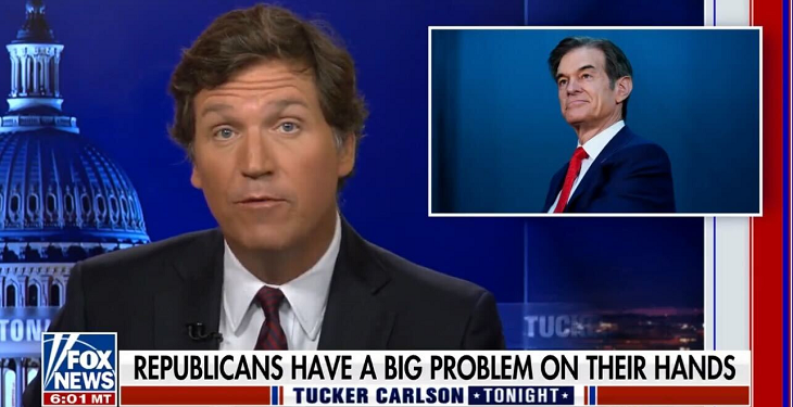 WATCH: Tucker Carlson Calls out Mehmet Oz, Explains How Oz Could Defeat Fetterman