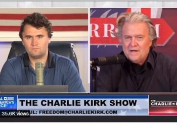 BOMBSHELL: “Jack-Booted Gestapo Has to Show Up at Their Door!” — Steve Bannon Tells Charlie Kirk 35 Trump Allies Had Homes Raided by FBI on Thursday