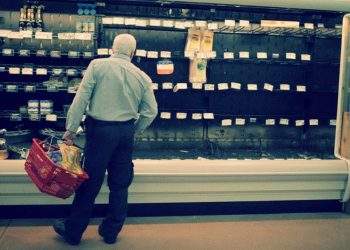 Krogers Empty Shelves