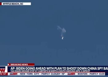 Spy Balloon Shot Down
