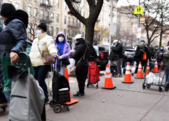 Food Bank Line NYC