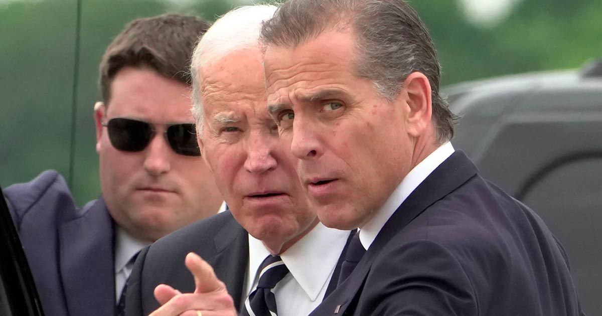 Joe Biden Claims Hunter Is a Victim of Weaponized Justice System