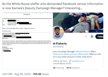 White House Vax Censor Now Helping Elect Kam-Kam Harris