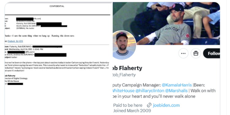 White House Vax Censor Now Helping Elect Kam-Kam Harris