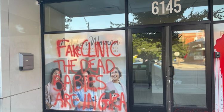 ‘Direct Attack on Vulnerable Women’: Anti-Israel Vandals Attack Pregnancy Center During DNC