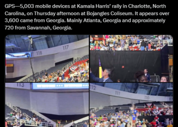 Data Expert Sheds Light On The Scale Of Harris Campaign “Bussing” Supporters To Rallies