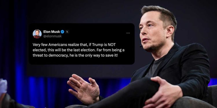 Elon Musk: “If Trump Is Not Elected, This Will Be the Last Election”