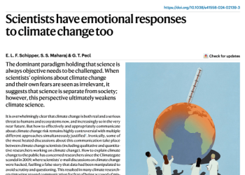 The Oppressed Scientist: When Emotions Replace Objectivity in Climate Research