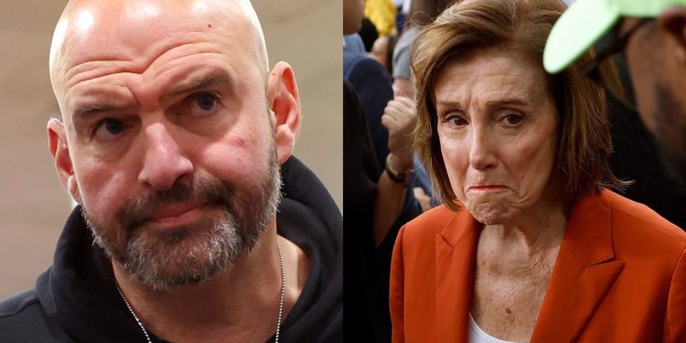 Fetterman Torches Pelosi for Accusing Biden of Influencing Kamala Harris’s Defeat
