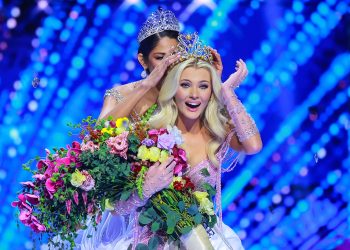 Victoria Kjær Theilvig of Denmark is crowned the 73rd Miss Universe
