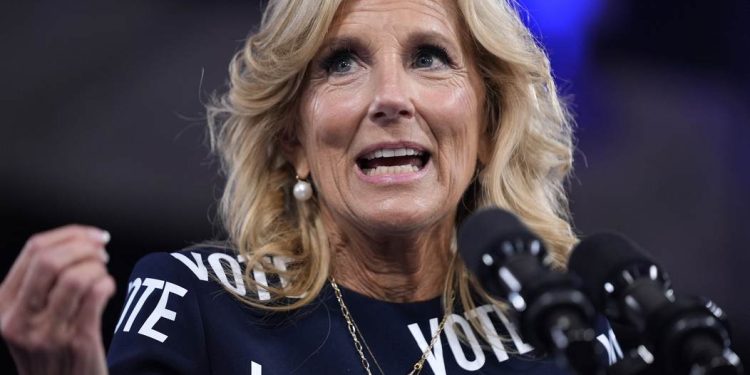 Jill Biden's Remarks About 'Joy' Make People Wonder Whether She's Trolling Kamala