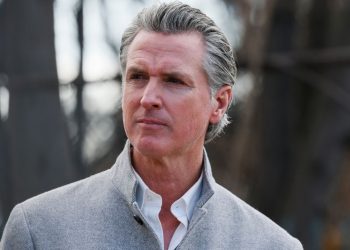 Photo Op Goes Bad for Newsom as Clueless Officials Also Disgrace American Flag