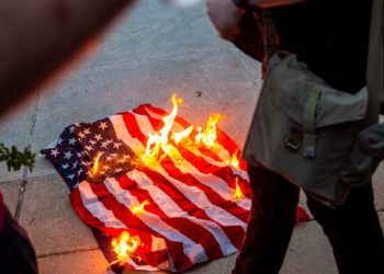 INVADERS! Illegals Burn American Flags in Protests Across Nation
