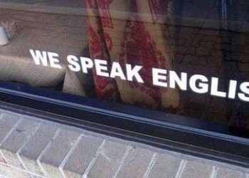 We need to speak English to make America great again